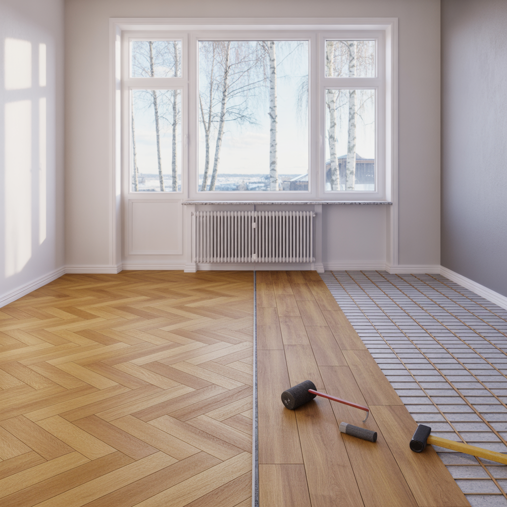 laminat eller parkett vid renovering kostnad och hallbarhet